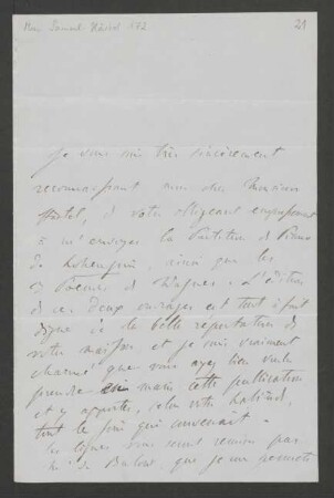 Brief an Hermann Härtel : 22.12.1851