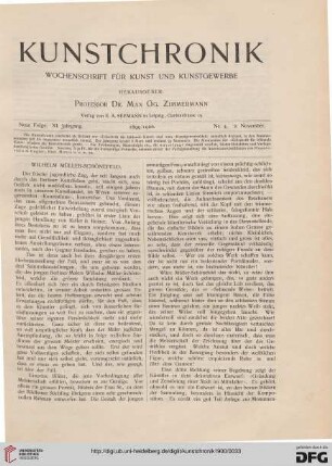 Heft 4 (2. November 1899)