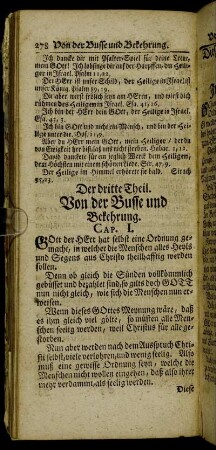 Von der Busse und Bekehrung.