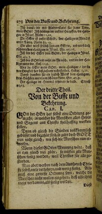 Von der Busse und Bekehrung.