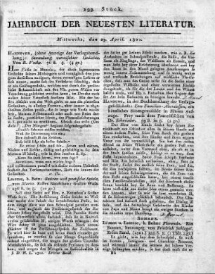 Hannover, (ohne Anzeige der Verlagshandlung): Sammlung vermischter Gedichte. Von R. Vatke. 76 S. 8.