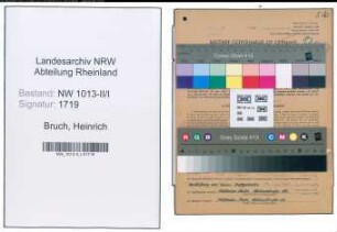 Entnazifizierung Heinrich Bruch , geb. 09.11.1896 (Ingenieur)
