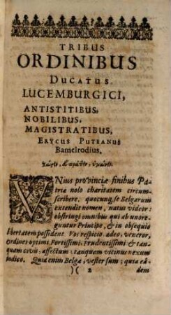 Eryci[i] Puteani Epistolarum Atticarum Promulsis : In Centurias Tres Distributa
