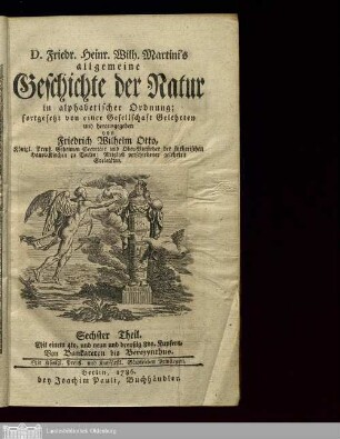 Theil 6, [Abtheilung 1/2]: Von Bankateten bis Berezynthus : Mit einem 4to. und neun und dreyßig 8vo. Kupfern