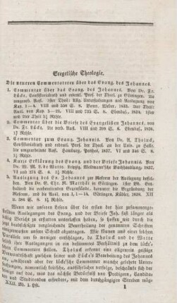 1-22 Exegetische Theologie