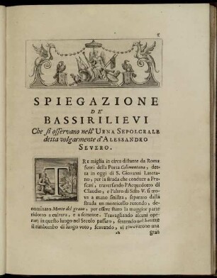 Spiegazione De Bassirilievi [...]