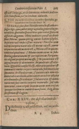 Cap. XXIV. De distributionis divisione.