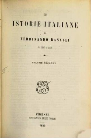 Le istorie italiane : dal 1846 al 1853, 2