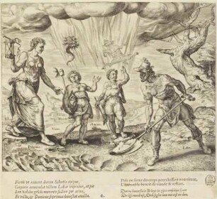 Gott gibt dem fleißigen Arbeiter Nahrung und Kleidung, Blatt 4 aus der Folge "Der Lohn von Arbeit und Fleiß"