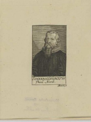 Bildnis des Johannes Saubertus