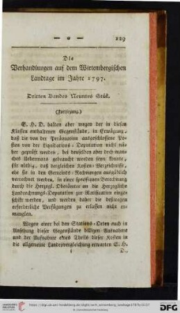 Dritten Bandes Neuntes Stuek.