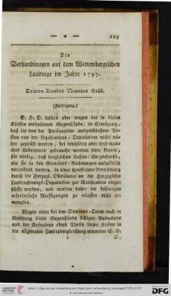Dritten Bandes Neuntes Stuek.