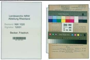 Entnazifizierung Friedrich Becker , geb. 07.07.1900 (Monteur)