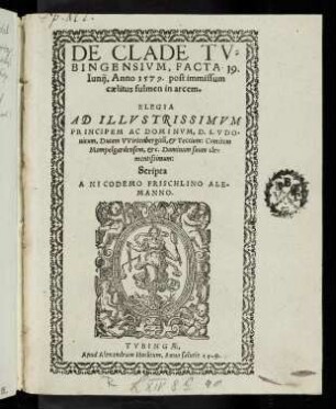 1r-7v [Elegia de clade Tubingensium]
