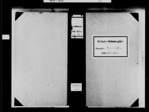 Würmersheim, katholische Gemeinde: Geburtenbuch 1809-1869