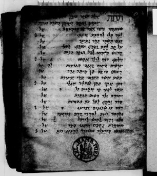 Mahzor minhag Ashkenaz ha-maaravi le-Pesah, le-Shavuot u-le-Shabatot metsuyanot : SUB Hamburg Cod. hebr. 226