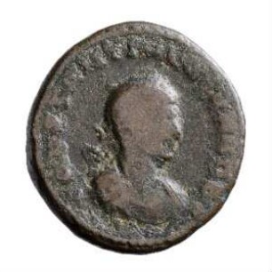 Münze, Follis, Aes 3, 318 - 319 n. Chr.