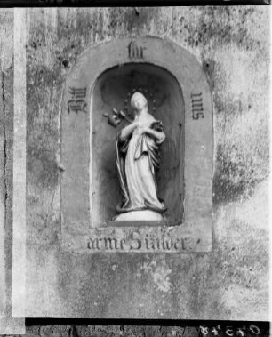 Zell am Harmersbach Gröbernhof Heiligenfigur