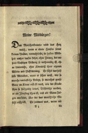 Meine Mitbürger!