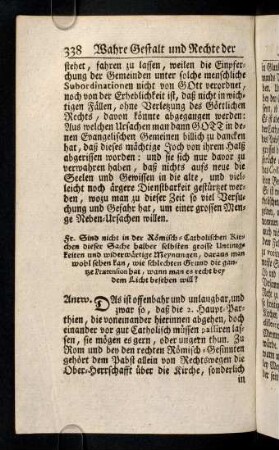 338-348, Fr. Sind nicht in der Roemisch-Catholischen Kirchen ...