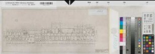 Arnsberg, Bezirksregierung, Hauptgebäude, Seibertzstr. 1, Altbau, 1. Kellergeschoss, Grundriss