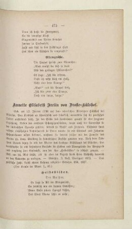 Annette Elizabeth Freiin von Droste-Hülshof