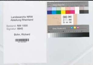 Entnazifizierung Richard Bohn, geb. ()