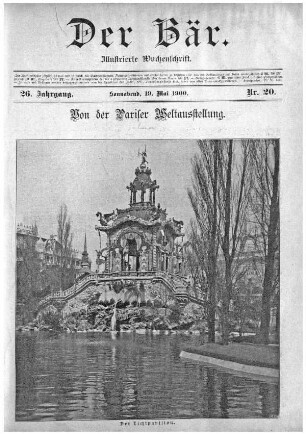 Sonnabend, 19. Mai 1900 Nr, 20