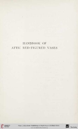 Handbook of Attic red-figured vases