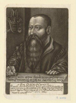 Erasmus Ebner; 1511 in Nürnberg; gest. 1577 in Helmstadt