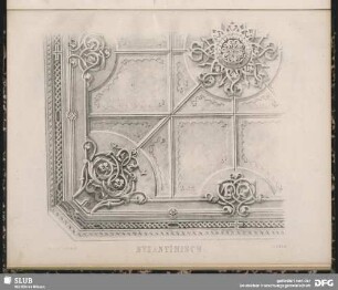 Ornamente zu Zimmer-Decorationen (byzantinische Deckengestaltung)