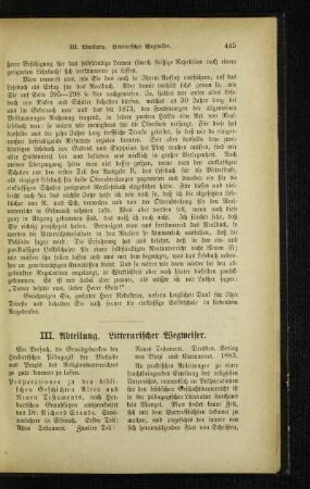 Litterarischer Wegweiser