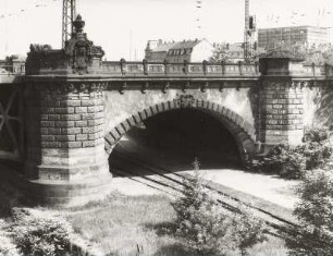 Dresden, Marienbrücke, Eisenbahnbrücke