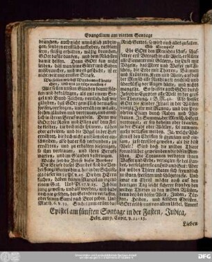 Epistel am fünften Sontage in der Fasten, Judica, Hebr. am 9. Capit. v. 11:15.