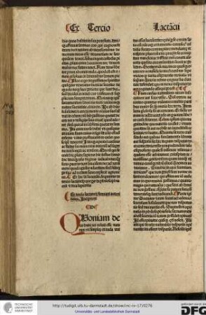 Ex tertio Lactantii firmiani autoritates incipiunt.
