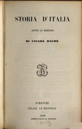 Storia d'Italia sotto ai Barbari
