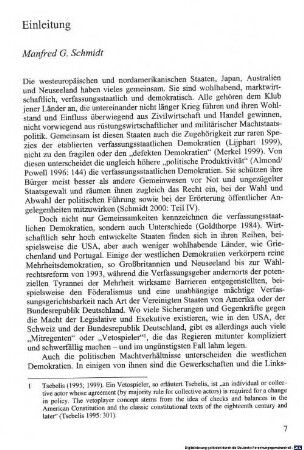 Einleitung zu "Wohlfahrtsstaatliche Politik"