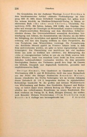 256 [Rezension] Welser, Benedikt, Von Gnadenort zu Gnadenort in Baden-Württemberg