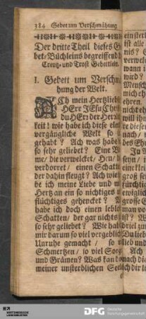 Der dritte Theil Dieses Gebet-Büchleins