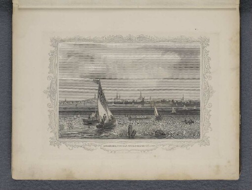 Hamburg, von der Aussenalster gesehen