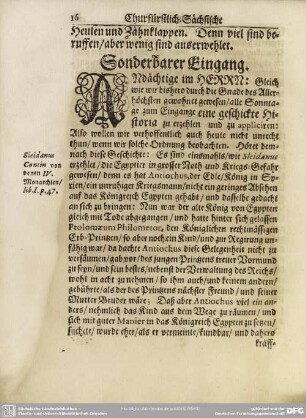 Sonderbarer Eingang
