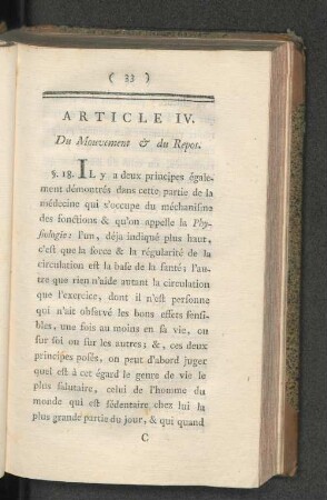 Article IV.