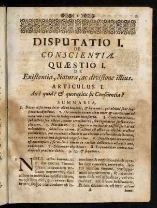 1-14, Articulus I.
