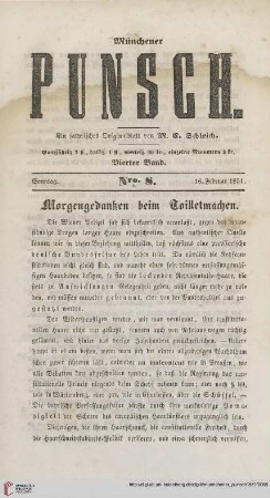 Nro. 8 (16. Februar 1851)