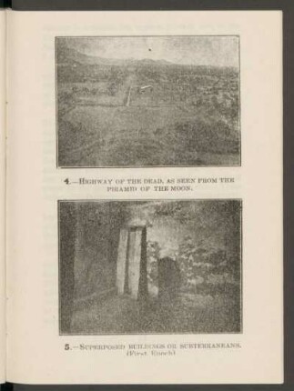 4. - Highway of the Dead, as seen from the Pyramid of the Moon. - [Photograph]