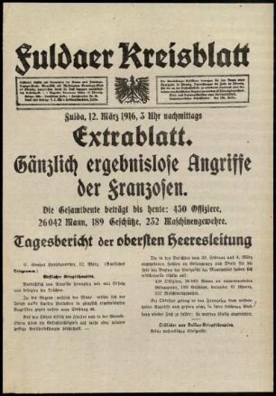 Ausgabe vom Sonntag, den 12. März 1916.