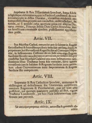 Artic. VIII.