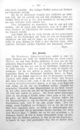 Zur Abwehr.