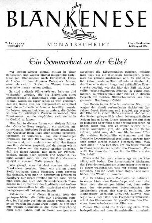 Nummer 7 : Juli / August 1954