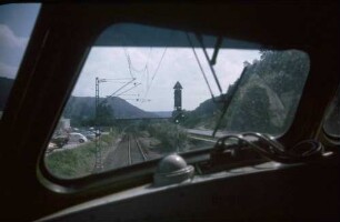 Grünholz Kreuzungsbahnhof Führerstandsmitfahrt auf 221 104